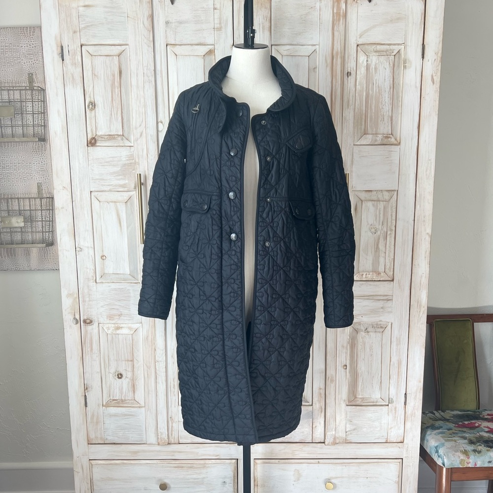 Barbour Anya Hindmarch Minx Long Quilt Coat